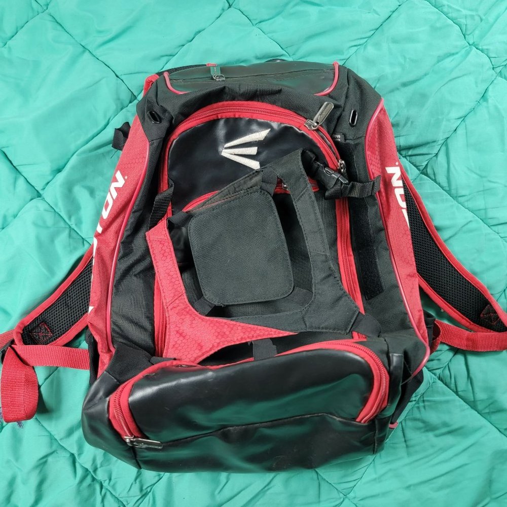 Easton Red Baseball Softball Equipment Backpack Sports Summer Outdoors Casual